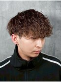 波巻きスパイラルマッシュ×ブラウンカール