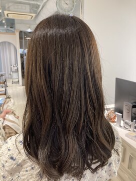 シェノン 赤羽店(CHAINON) 秋カラーオリーブグベージュ艶髪ロング赤羽美容室