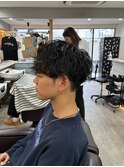 #サーフカール#スパイキーショート#ブルーブラック#船橋