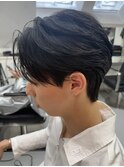 メンズカットパーマ/メンズパーマ/学割U24/センターパート