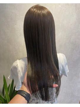 髪質改善/顔周りレイヤーカット/グレージュ[千葉/千葉駅]