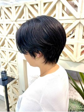 ハンサムショート/ショート/ボブ/髪質改善/縮毛矯正/名駅y28