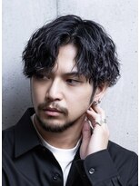 リロン 新宿(RIRON)&nbsp;【RIRON】大人センターパート×シャドウパーマ