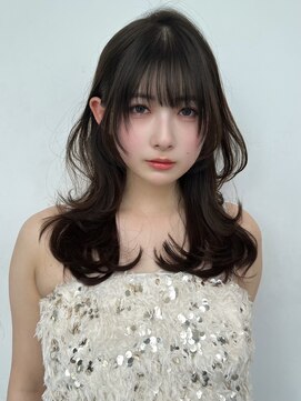 ロンドイディールバンダイ 新潟万代(Lond ideal) ミディアムレイヤー×ダークグレージュ