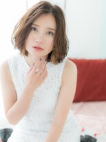 アルバハナレ 横浜(αlba HANARE)&nbsp;関内/髪質改善/ミックスカラー!ワンレンボブパーマラフウェーブn