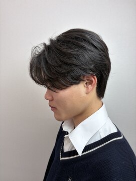 ステージ(STAGE) センターパート　ニュアンスパーマ