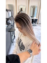 ウル 岡山駅店(ULu.)&nbsp;エアタッチバレイヤージュブリーチグラデーションカラー岡山駅 