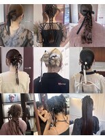 デイ(day)&nbsp;結婚式お呼ばれ編みおろしヘアアレンジ