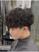MEN'S HAIR/波巻きマッシュ