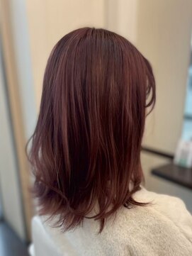 ヘアーサロン アドア(Hair Salon adoa) カシスピンク