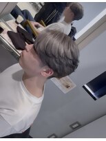 テット 福島店(tet)&nbsp;センターパート ホワイトベージュブラック