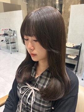 フィックス(FIX) 落ち着いた秋のダークブラウンヘア:kasumi