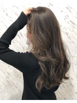 アリュウル 表参道 青山(Allure)&nbsp;ラテベージュ×かきあげ前髪 Allure 千葉英樹