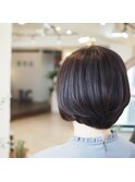 ひし形ショートボブ