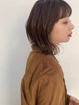 アンアミ オモテサンドウ(Un ami omotesando) 【Unami】　大人気軽めボブ×切りっぱなし　島田梨沙