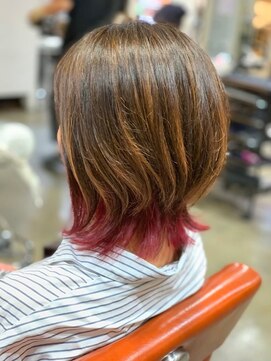 ベルクープス 天王寺店(Belle Coupes) 【ベルクープス天王寺】足立美佐江　インナーチェリーレッド