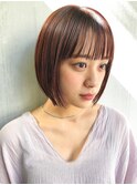 【mee.】 ココアブラウン大人かわいいヘア