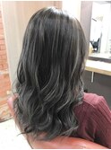繊細ハイライト&バレイヤージュ