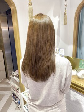 ロンドアベニール 北千住(Lond avenir) 艶ストレート☆マロンベージュ　西田大樹