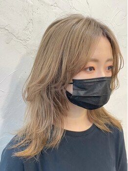 ヘアーサロン 6(hair salon)の写真/【三宮徒歩3分】その絶妙な中間色再現できます！ハイライトやインナーカラーも狙い通りのカラーに！！