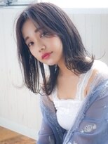 アグ ヘアー クレール 延時店(Agu hair Clair) 《Agu hair》ウェット×外ハネの旬ミディ