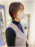 【宮本大輔】ショートウルフ ウルフ レイヤー インナーカラー