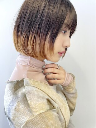 2026年夏】ショート グラデーションの髪型・ヘアアレンジ｜人気順｜6 