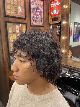 ヘアーデザイン スワロー(hair design Swallow) メンズ　ツイストスパイラルパーマ
