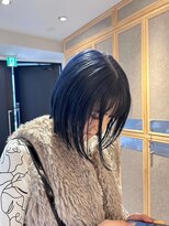 ヘアサロン ガリカ 表参道(hair salon Gallica)&nbsp;【miko】ダークブルー/寒色系カラー/ブリーチなしダブルカラー