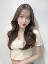 レミエ ダイカンヤマ(lemiie)&nbsp;大人気ナチュラルな韓国ヘア、レイヤーカット レイヤーロング