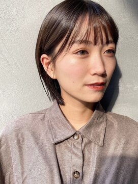 アンヘアー 元町三宮(UNHAIR) クールショート×オリーブカラー