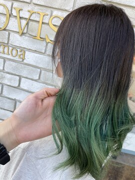 ラビスモア(Lovis moa) 切りっぱなしボブ/ピンクブラウン/エアリーロング/美髪のススメ