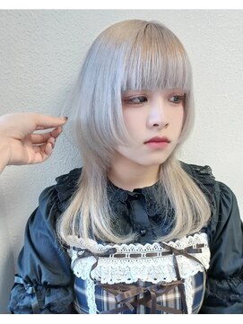 パープル(purple) ホワイトドールウルフ