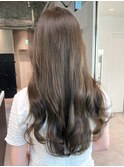 カーキベージュフレンチカジュアルレイヤーロング_ba482501