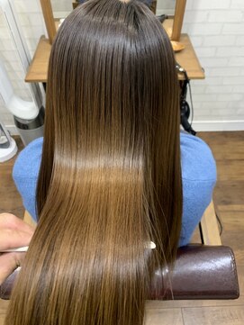 ライフ 住道店(Lyfe) 髪質改善艶髪ロング_オリーブベージュレイヤーカット_98