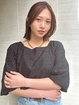 オーロ(ORO)&nbsp;小顔にみえるボブ×髪質改善ストレート暗めカラー