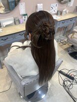 プーペ(pupe)&nbsp;カチモリハーフアップ