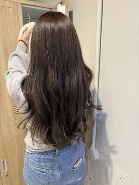 ローレンジウ(LOREN JU) 透明感髪質改善ベージュダブルカラーミルクティーグレージュ