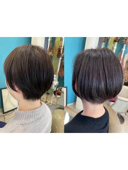 ご自宅での再現性の高さが評判の《obtenir》のカット！クセやうねりを活かす技術でスタイルキープも楽々♪
