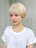 【ケアブリーチ】ダブルブリーチ+髪質改善オンカラー　￥23000