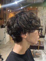 グランデュール 静岡駅前店(GRANDEUR)&nbsp;外国人風ニュアンスシャドウパーマ　メンズルーズパーマ　静岡