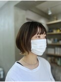 外ハネミニボブ