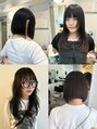ベンジー 天神店(benji) 内に入るボブ・ざくざくレイヤー大好きです！