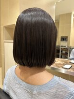 クララ ヒロシマ(CLALA Hiroshima)&nbsp;切りっぱなしボブ×オリーブグレージュ