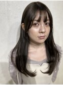 アッシュベージュ/ワンカール/透明感/橋本環奈風