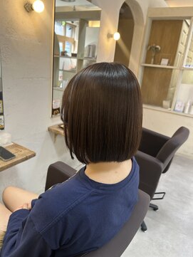 アコレ カリテ 草津店(ACCOLE qualite) 艶々ボブ/10代/縮毛か