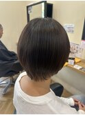 ショート/暗めカラー/グランマッシュ/鎌取/市川いづみ