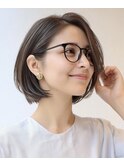 【大人女性】シンプルかつ上品なボブ