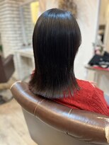 クッキー ヘアーアンドメイク(COOKIE Hair&Make)&nbsp;【COOKIE】髪質改善ストレート　自然にまとまる艶ミディ