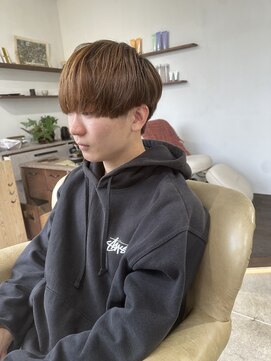 シラス(SiLasu) メンズマッシュ×オレンジブラウン